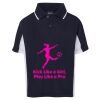 Podium Kids Contrast Polo Thumbnail